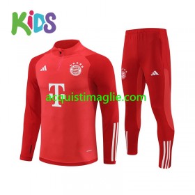 Bayern Monaco Bambino Tute Felpe da Allenamento Rosso 2024/2025